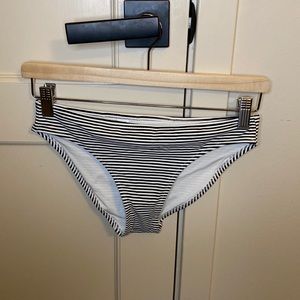aerie bikini bottoms black and white
